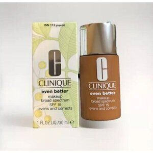 Clinique 12 Ginger (M) Even Better Makeup SPF 15 - Full Size New In Box